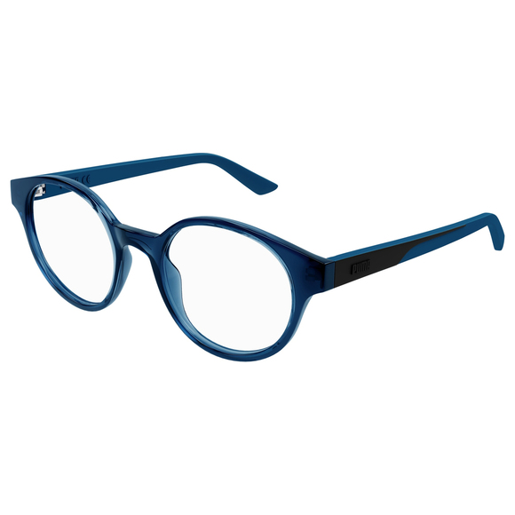NWT PUMA PU0432O 004 Blue Blue Eyeglasses - Picture 1 of 2